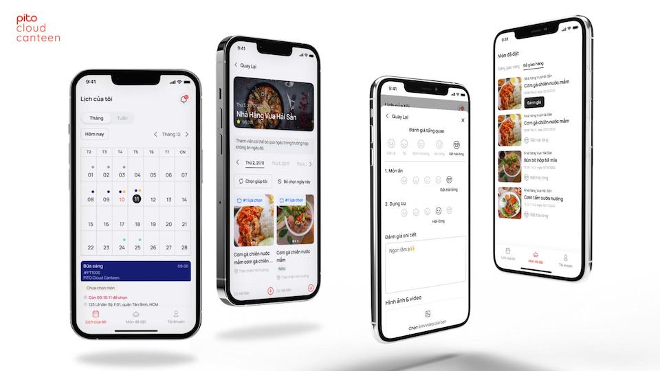 giải pháp cơm trưa văn phòng thông minh PITO Cloud Canteen
