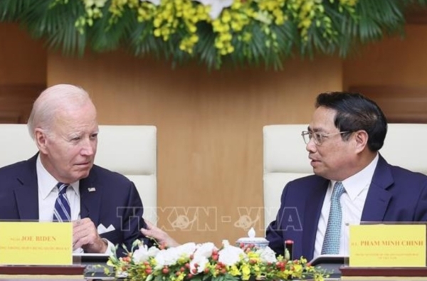 Thủ tướng Phạm Minh Chính và Tổng thống Joe Biden dự Hội nghị cấp cao Việt Nam - Hoa Kỳ