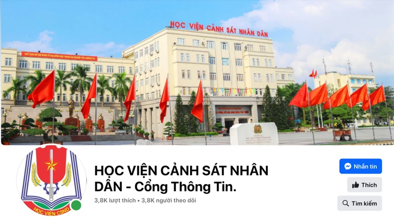 Cảnh báo giả mạo Facebook Học viện Cảnh sát nhân dân hỗ trợ lấy lại tiền lừa đảo