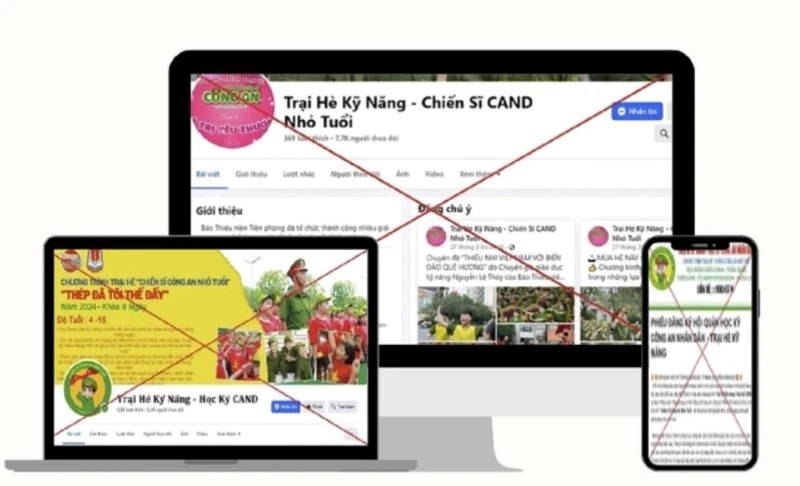 Cảnh giác với các chương trình giả mạo trại hè