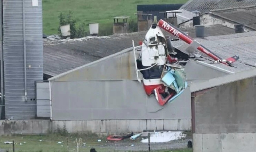 Ireland: Trực thăng đâm vào một tòa nhà, gây nhiều thương vong