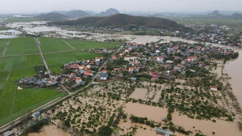 Quảng Ninh cảnh báo lũ trên sông Kinh Thầy