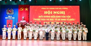 Công an Hải Phòng khen thưởng 100 điển hình tiên tiến