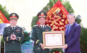 Tổng Bí thư Tô Lâm dự Lễ kỷ niệm 80 năm Ngày truyền thống LLVT Quân khu 4