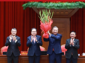 Đồng chí Tô Lâm giữ chức Tổng Bí thư Ban Chấp hành Trung ương Đảng khóa XIV