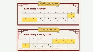 Không có chủ trương điều chỉnh lịch nghỉ lễ Giỗ Tổ Hùng Vương, nghỉ 30/4 và 1/5 để nghỉ liền 9 ngày
